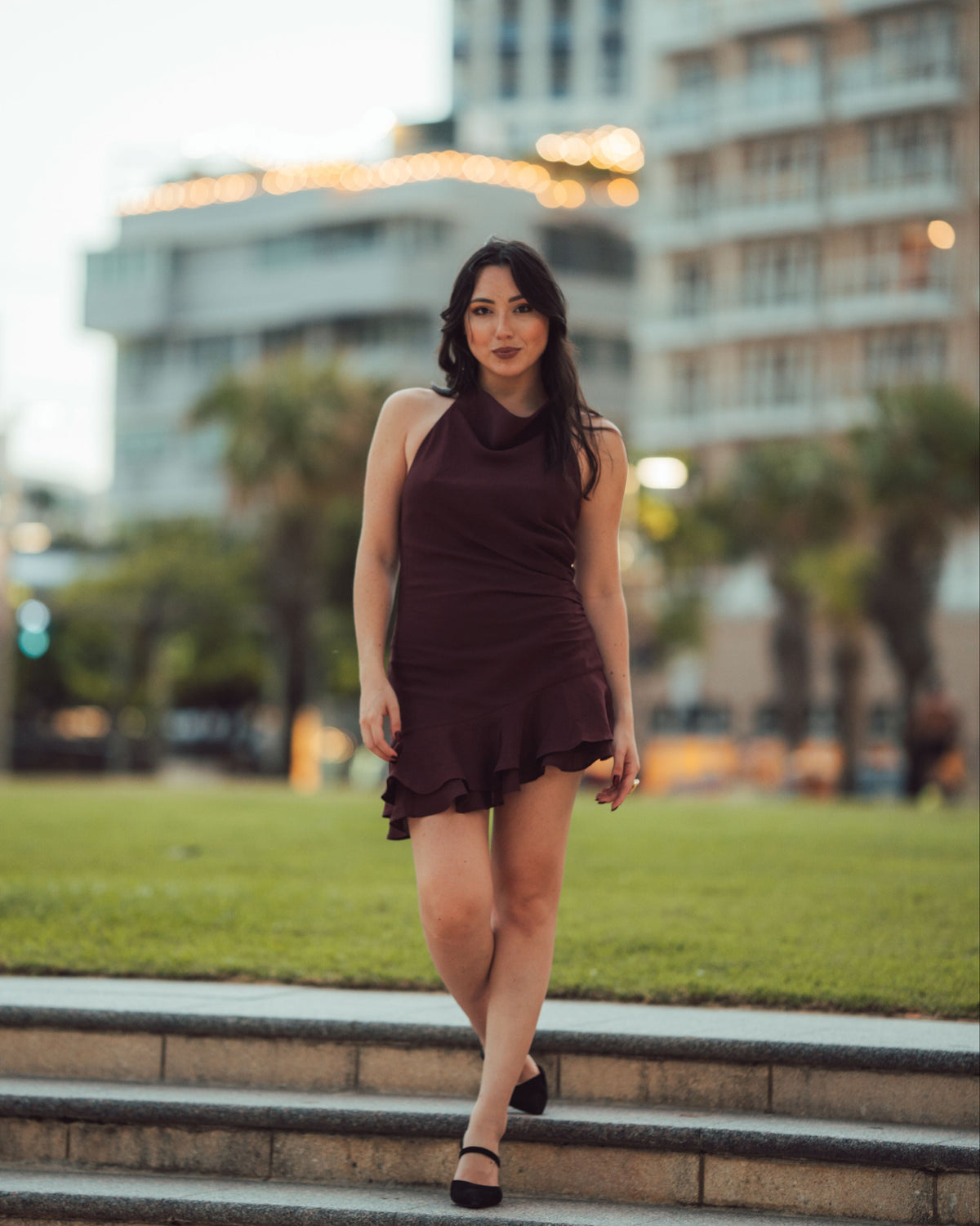 BORDEAUX DRESS
