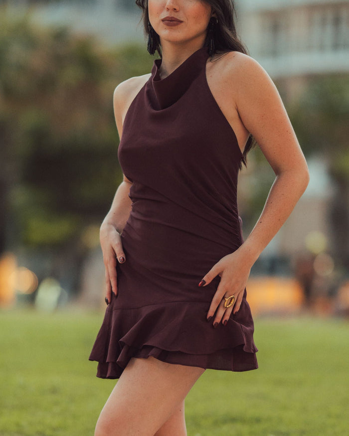 BORDEAUX DRESS