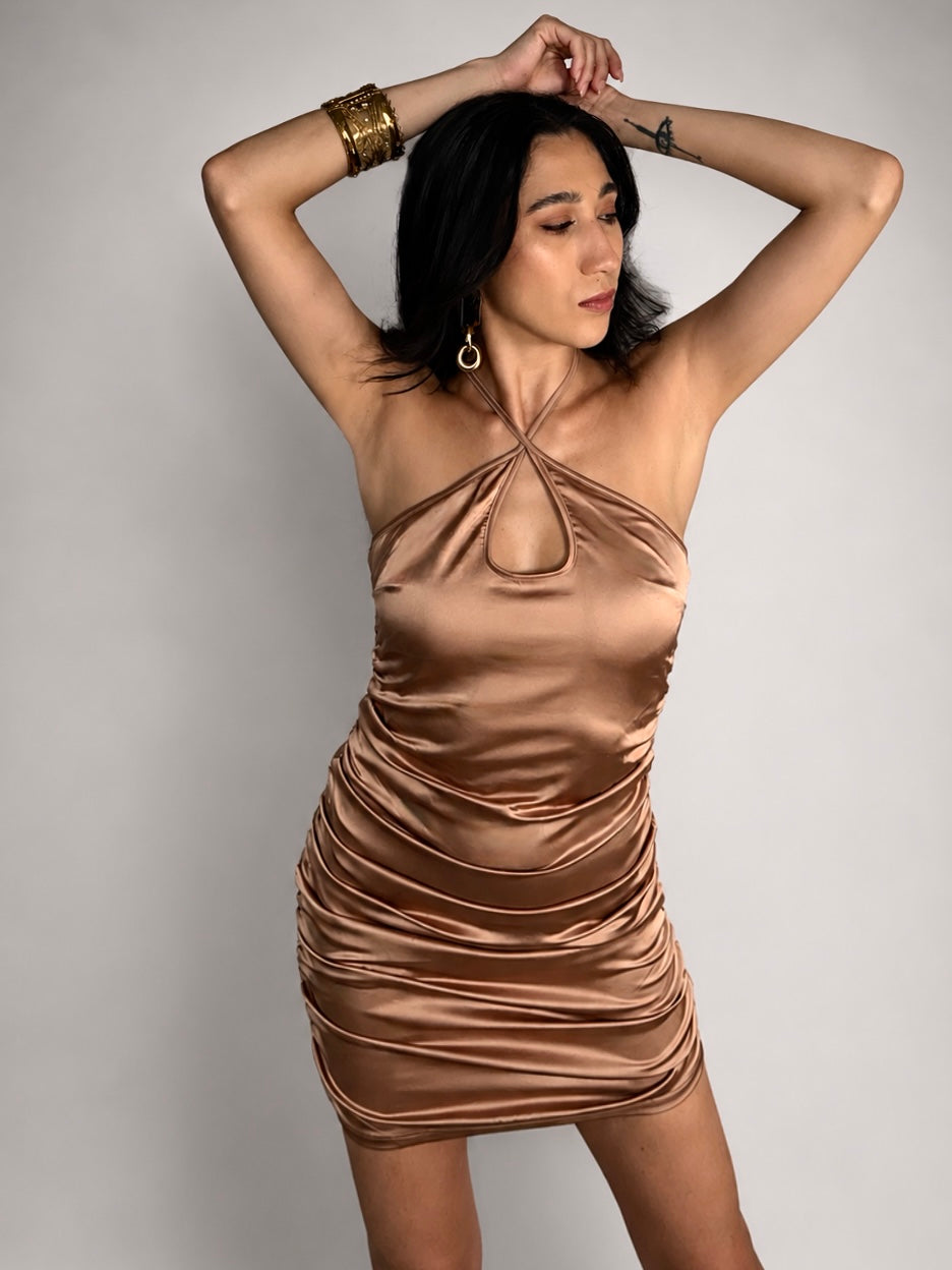 BRONZED BEAUTY DRESS