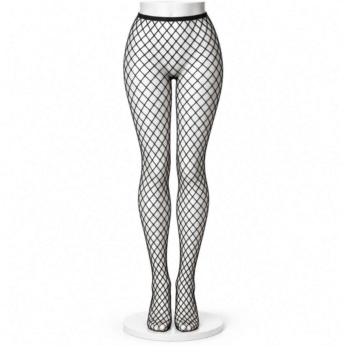 BLACK INDUSTRIAL NET TIGHTS