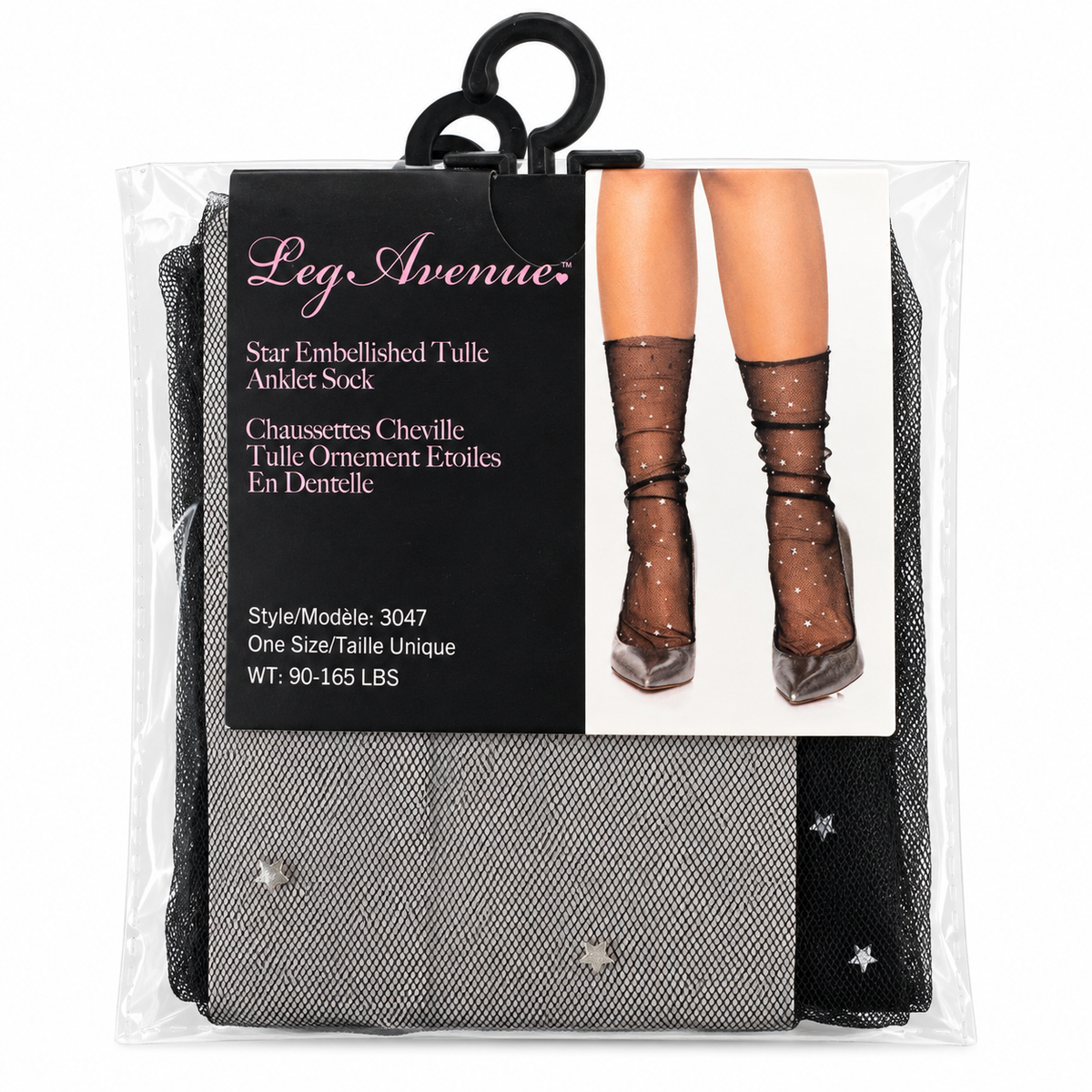 STAR TULLE ANKLE SOCKS