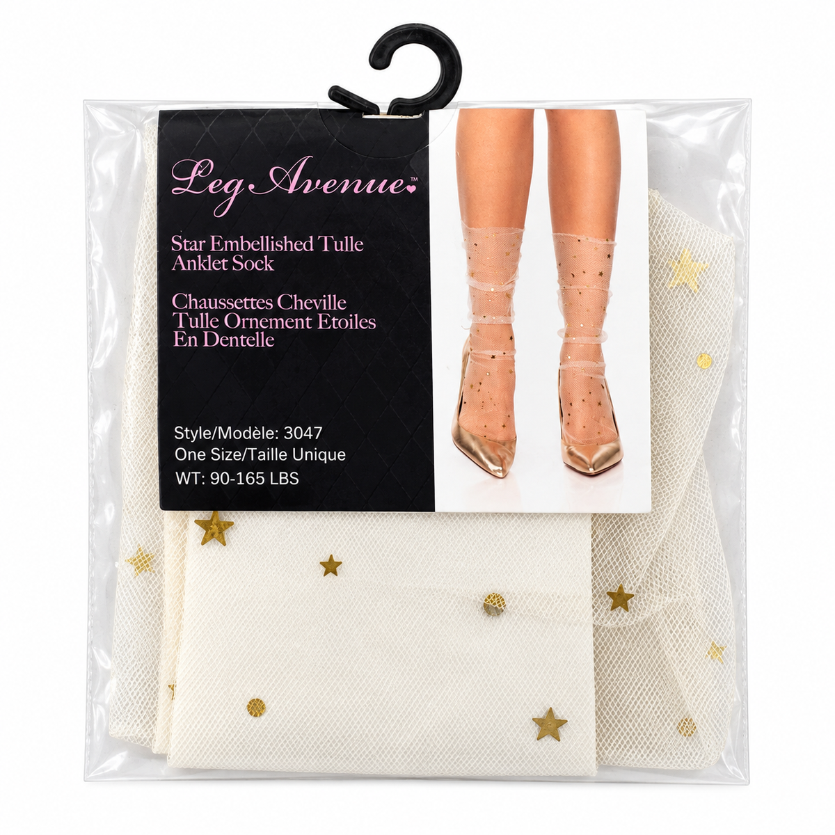 STAR TULLE ANKLE SOCKS