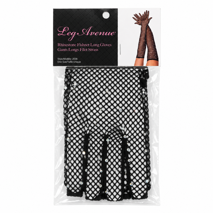 RHINESTONE LONG GLOVES