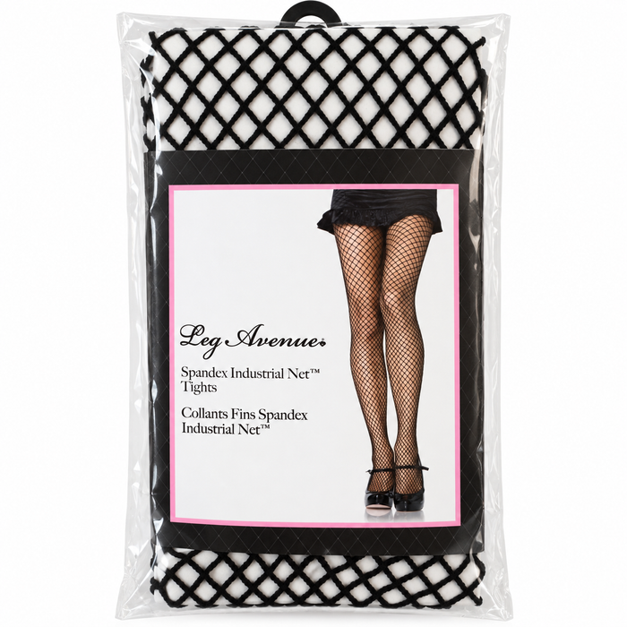 BLACK INDUSTRIAL NET TIGHTS